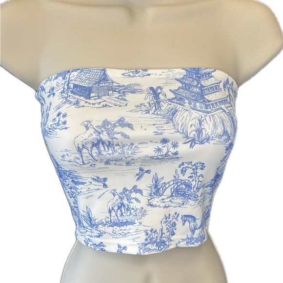 Edikted women’s printed tube top XS - Picture 2 of 4